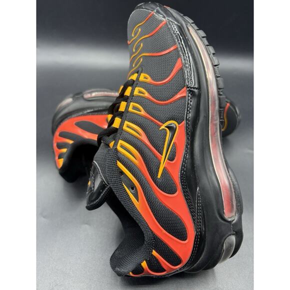 NIKE AIR MAX 97 MEN AH8144-002 BLK/RED SNEAKER SHOES SZ 6.5 RARE main image 12